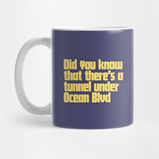 Did You Know That There's a Tunnel Under Ocean Blvd Mug